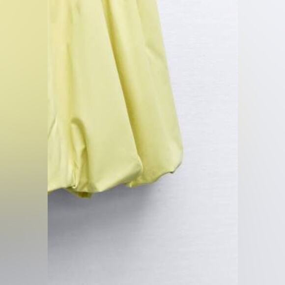 Zara MIXED BALLOON MINI DRESS Size Medium - Picture 16 of 16